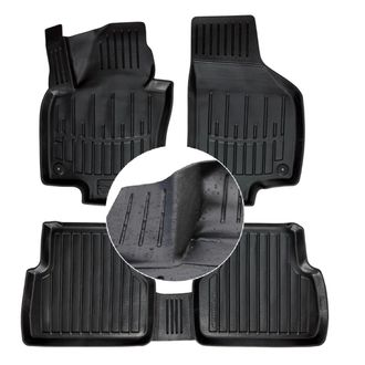 OEM Alfombrillas Y Limpiaparabrisas De Goma Vw Tiguan 1 2007-2015 Ud Channels