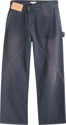 J.W.Anderson Twisted Workwear Straight-leg Denim Jeans - Navy - 32 (W32 / M)
