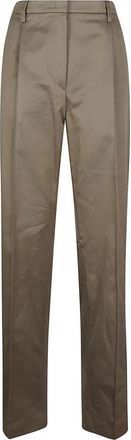 Prada Broeken, Dames, Bruin, M, Pantaloni Chino