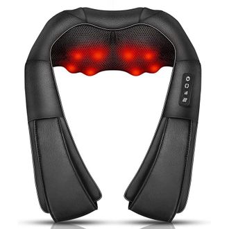 OEM Masaje De Cuello Y Espalda, Con Calor Relajante Y Una Almohada De Masaje El&eacute;ctrica De Tejido 3d De Tejido Profundo, Puede Aliviar El Dolor Muscular En