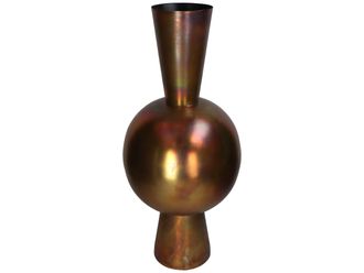 Schubiger M&ouml;bel Vase Eisen, Bronze H: 70 cm