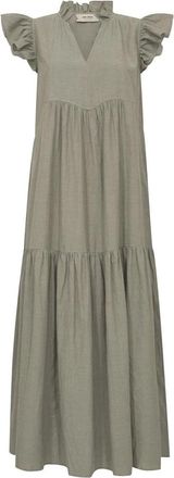 Mos Mosh Maxi Jurken - Dames - Maxi kleedjes - Groen - S - Kleedjes