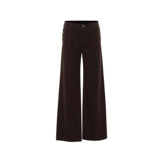 Liu Jo Broeken, Dames, Bruin, W26, Wijde broek