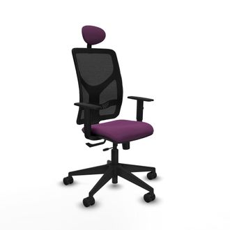 Piqueras y Crespo Silla Ergon&oacute;mica Piqueras Y Crespo Motilla Negro Espuma Alta Densidad
