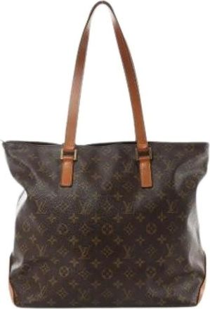 Louis Vuitton Pre-owned Tote Bags, female, Brown, Size: ONE SIZE Pre-owned Cabas Mezzo Tote