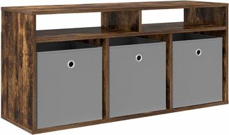 vidaXL Mueble Bajo 102 X 32 X 48,5 Cm Roble Ahumado Vidaxl
