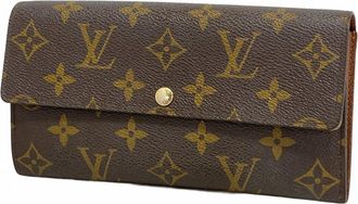 Louis Vuitton Brown Long Wallet (Bi-Fold) (Pre-Owned)