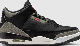 Levi's Air Jordan 3 x Levis Zapatillas de denim negro - Hombre - 40.5 - Negro / X Jordan Black Wash