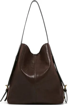 Dolce Vita Arden Faux Leather Tote in Espresso at Nordstrom