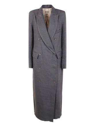 Uma Wang Cigna double-breasted coat - Grey