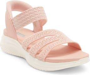 Skechers Swift-Fit Ultra Flex 3.0 Sandal in Coral at Nordstrom Rack, Size 10