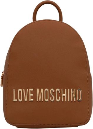 Love Moschino Small Backpack - Dames - Rugzakken - Bruin - ONE Size - Tassen