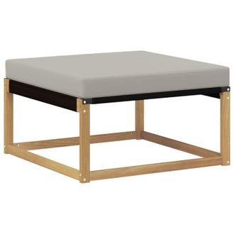vidaXL Reposapi&eacute;s De Exterior Madera Maciza De Acacia Y Textileno Vidaxl