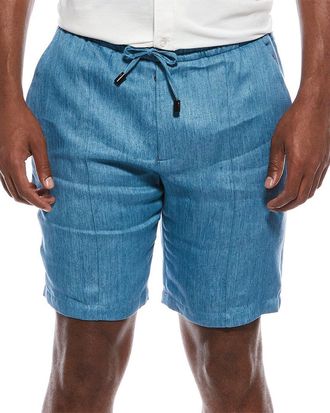 Isaia Linen Drawstring Short