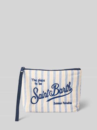 MC2 Saint Barth Tasche mit Logo-Stitching Modell Aline in Beige, Gr&ouml;&szlig;e 1