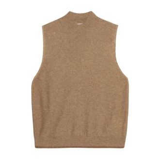 Oltre Truien & Vesten, Dames, Geel, S, Wol, Cashmere Blend Turtleneck Top