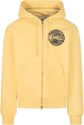 Gramicci Felpa con cappuccio e zip Icon - - Sweatshirts & Hoodies - Uomo - Giallo - M
