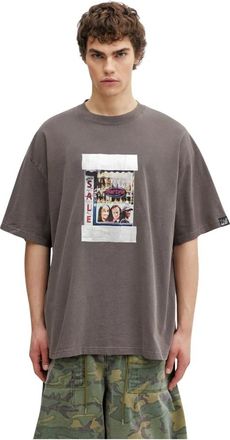 Martine Rose Tops, Heren, Bruin, XS, Katoen, Oversized T-shirt