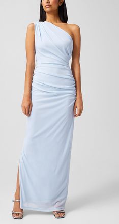 Rotate Womens Diagonally draped fitted dress