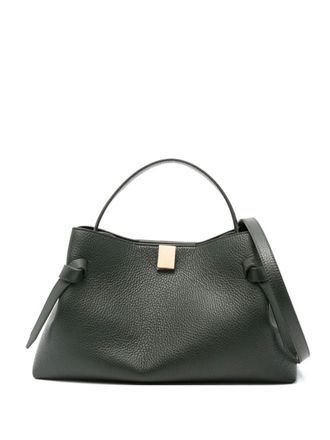 Yuzefi Gyoza shoulder bag - women - Bovine Leather/Polyurethane/Polyamide - One Size - Green