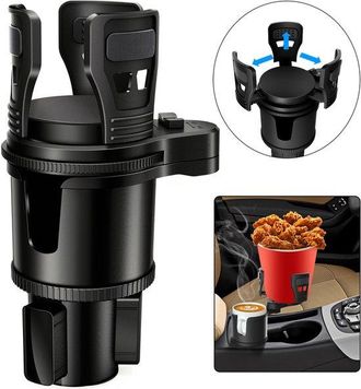 OEM Extensor De Portavasos Para Coche 2 En 1: Soporte Doble Ajustable Para Botellas Y Comida, Apto Para Coche, Cami&oacute;n Y Viajes