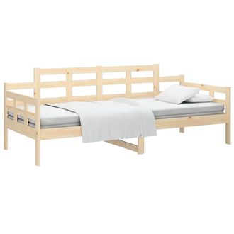vidaXL Sof&aacute; Cama Madera Maciza De Pino 90x190 Cm Vidaxl