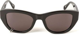 Zadig&Voltaire Womens Sunglasses Glossy Black Acetate
