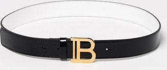Balmain Cintura in pelle verniciata