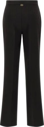 Twinset Dames, Broeken, Zwart, Maat: M Viscose