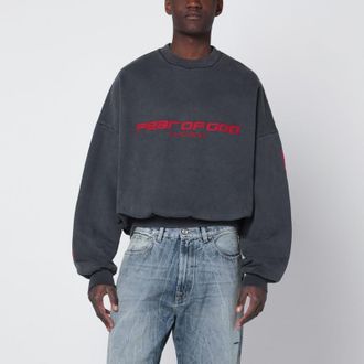 Fear of God Grey washed cropped Chicago sweatshirt