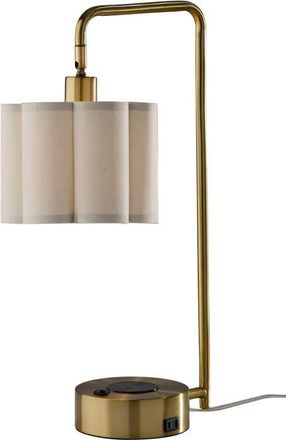Adesso Dover Supercharger Desk Lamp in Antique Brass at Nordstrom