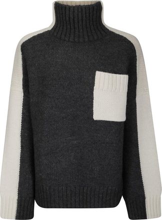 J.W.Anderson Two Tone Patch Pocket Jumper Sweater