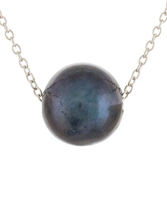 Splendid Pearls Silver 10-11mm Freshwater Pearl Necklace