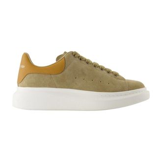 Alexander McQueen Alexander McQueen, Sneakers, male, Beige, Size: 7 US Beige Leather Oversize Sneakers