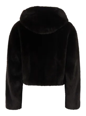 Pinko Womens Jacket Tech Fabric, Brown Polyester Coat
