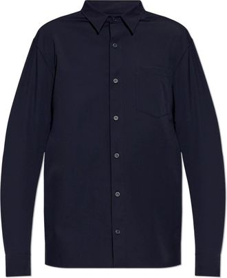 Paul & Shark Turtleneck met zak - Heren - Casual Overhemden - Blauw - L - Nylon - Overhemden