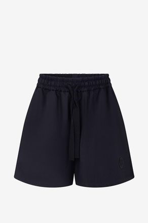 Moncler Baumwoll-Popeline-Shorts mit Tunnelzug