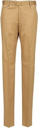 Tagliatore Broeken, Heren, Beige, S, Wol, Prince of Wales Broek