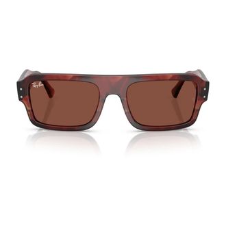 Ray-Ban Flacko Zonnebrillen - unisex - Zonnebrillen - Bruin - 56 MM - Accessoires