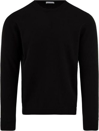 Malo Cashmere Crewneck - Heren - Cashmere truien - Zwart - M - Kasjmier - Truien & Vesten