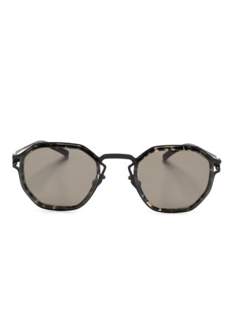 Mykita Gia geometric-frame sunglasses - Black