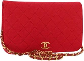 Chanel Pre-owned Shoulder Bags, female, Red, Size: ONE SIZE Pre-owned Vintage Shoulder Bag