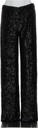 P.A.R.O.S.H. High-Waist Sequined Trousers with Straight-Leg Silhouette