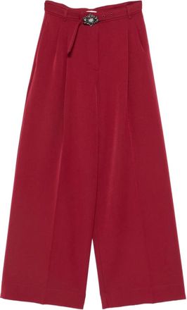 Liu Jo Pantaloni con decorazione - Rosso