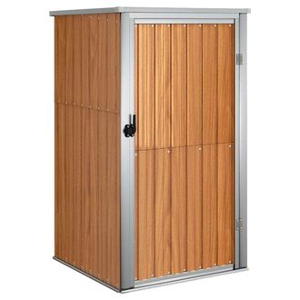 vidaXL Cobertizo De Herramientas Jard&iacute;n Acero Galvanizado 88x89x161 Cm Vidaxl