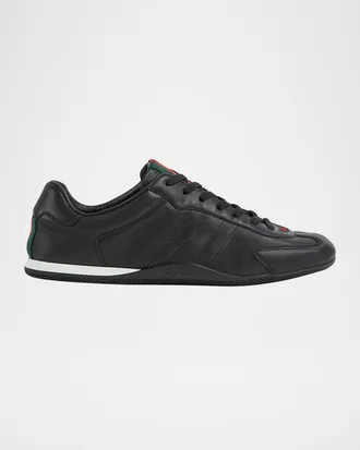 Gucci Men & apos;s Shift Leather Low-Top Sneakers