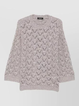Fabiana Filippi knit crew neck blazer style sweater