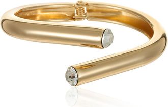 Ettika Crystal Bold Stacking Hinge Bracelet in Gold at Nordstrom Rack
