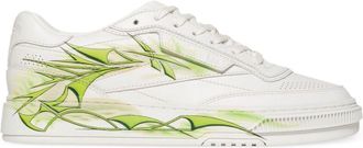 Reebok Club C logo-print sneakers - unisex - Leather - 11.5 - Neutrals