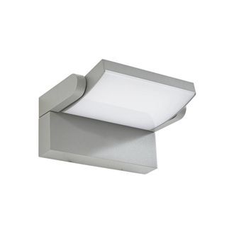 Lindby L&aacute;mpara de pared LED exterior de aluminio gris